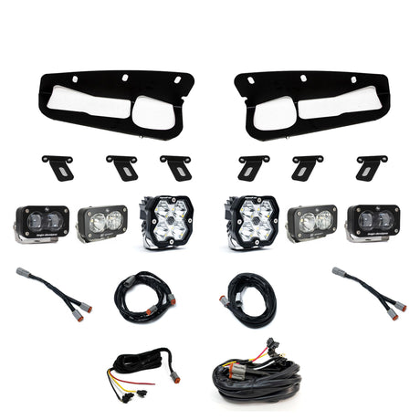 Squadron 2.0 Sport/S2 Sport/S2 Sae Sportman Fog Pocket Light Kit Ford 2021-27 Bronco 2022-24 Bronco Raptor w/ Steel Bump