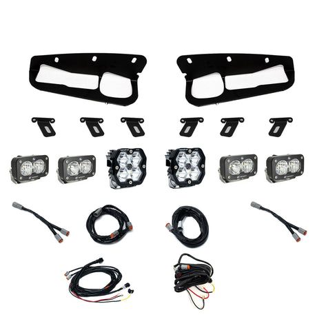 Squadron 2.0 Pro/Dual S2 Sport Fog Pocket Light Kit Ford 2021-27 Bronco 2022-24 Bronco Raptor w/ Steel Bumper Baja Desig
