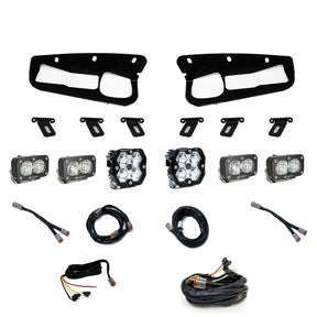 Squadron 2.0 Pro/Dual S2 Sport Fog Pocket Light Kit Ford 2021-27 Bronco 2022-24 Bronco Raptor w/ Steel Bumper Baja Desig
