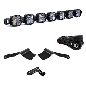 7XL Pro Linkable LED Light Bar Roof Mount Kit for Can-Am Maverick X3 2017-2024 (Light Pattern Multi-Pattern, Clear) Baja