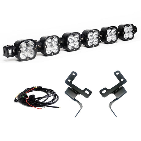 XL Pro Linkable Sport Bumper Light Kit 21-26 Bronco w/ OE Plastic Bumper (Multi-Pattern Clear Upfitter Wiring) Baja Desi
