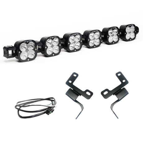 XL Pro Linkable Sport Bumper Light Kit 21-26 Bronco w/ OE Plastic Bumper (Multi-Pattern Clear Toggle Wiring) Baja Design