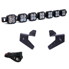 7XL Pro Linkable LED Light Bar Roof Mount Kit for Can-Am Maverick R 2024-2025 (Light Pattern Multi-Pattern, Clear) Baja 
