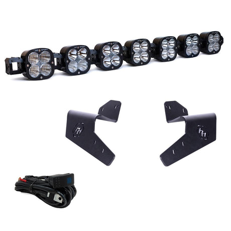 7XL Pro Linkable LED Light Bar Roof Mount Kit for Can-Am Maverick R 2024-2025 (Light Pattern Multi-Pattern, Clear) Baja 