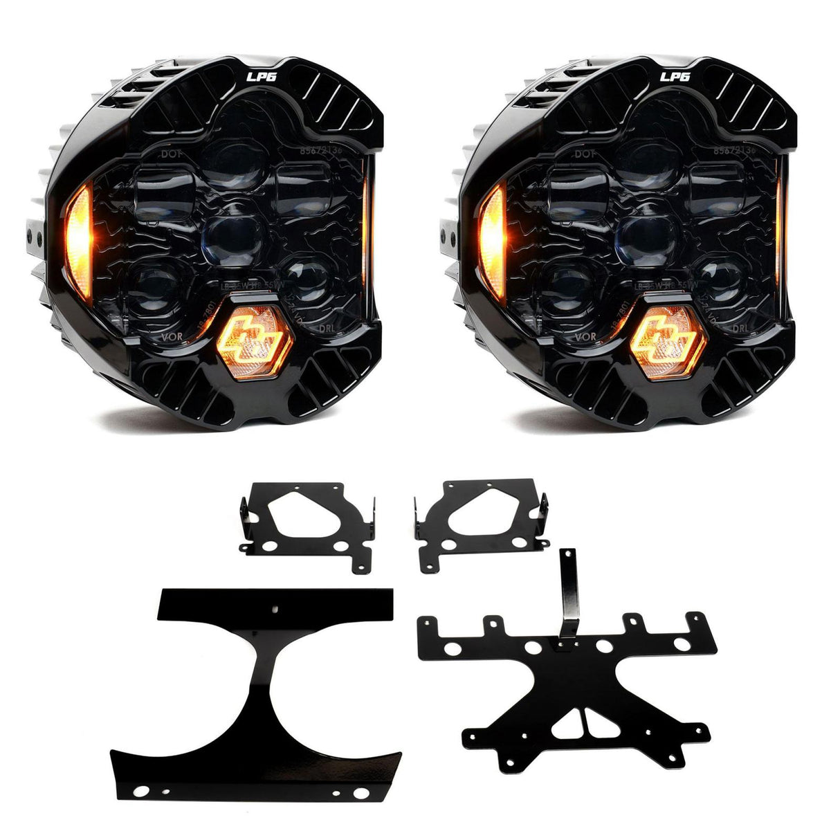 LP6 Black LED Auxiliary Light Pod Kit - Universal Baja Designs (Alt 3)
