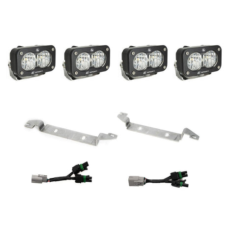 S2 Sport OEM Fog Light Replacement Kit 2024-on Toyota Tacoma TRD Pro/Trailhunter Baja Designs