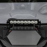 S8 10 Inch Light Bar Hood Mount Kit Polaris 2025 RZR ProR; ProS; ProXP, Baja Designs