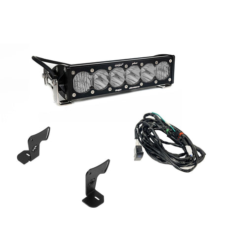 OnX6+ 10 Inch Light Bar Hood Mount Kit Polaris 2025 RZR ProR; ProS; ProXP, Baja Designs