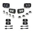 S2 SAE/S2 Clear Pro Fog Pocket Kit Fits 21-On Ford Raptor Baja Designs