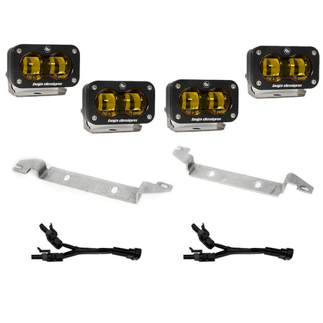 2024-Present Toyota Tacoma S2 SAE Amber OEM Fog Replacement Kit Baja Designs