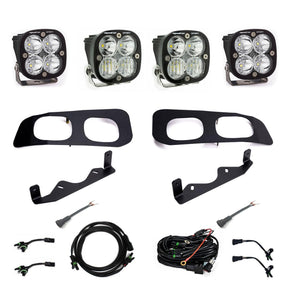 Ford Super Duty 2023-On Dual Sportsmen Fog Pocket Kit Baja Designs