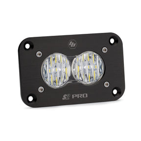S2 Pro Black Flush Mount LED Auxiliary Light Pod - Universal Baja Designs