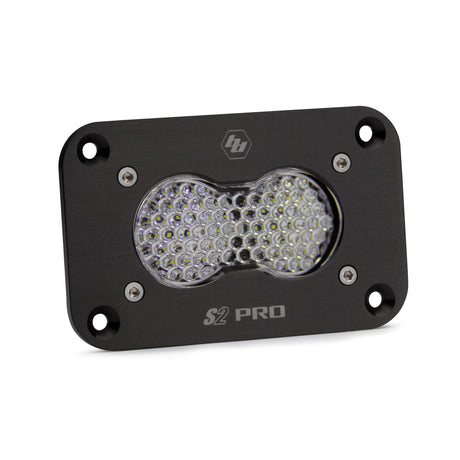 S2 Pro Black Flush Mount LED Auxiliary Light Pod - Universal Baja Designs