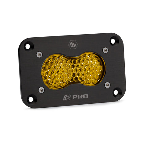 S2 Pro Black Flush Mount LED Auxiliary Light Pod - Universal Baja Designs