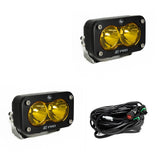S2 Pro Black LED Auxiliary Light Pod Pair - Universal Baja Designs