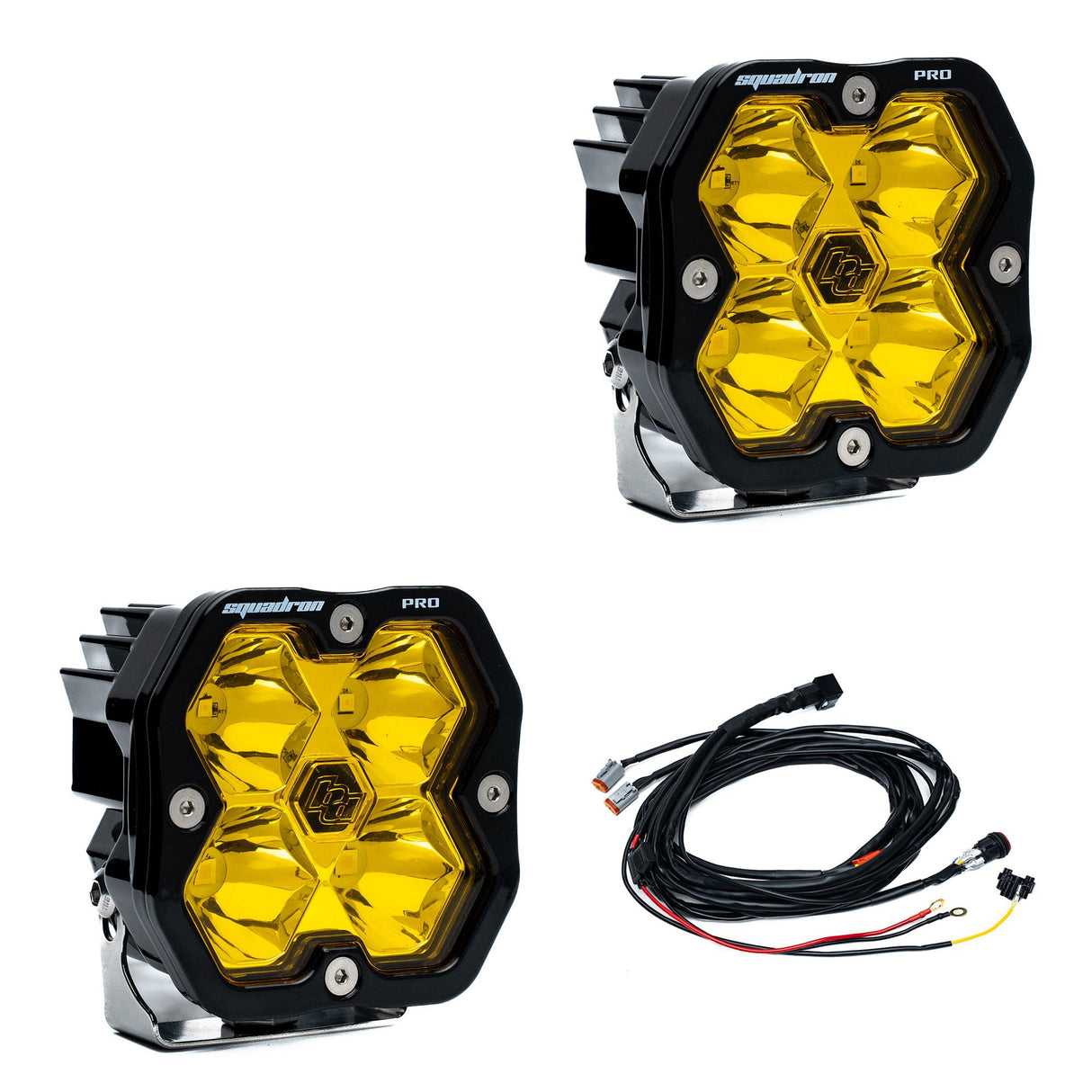 Squadron 2.0 Pro Black LED Auxiliary Light Pod Kit - Universal Baja Designs