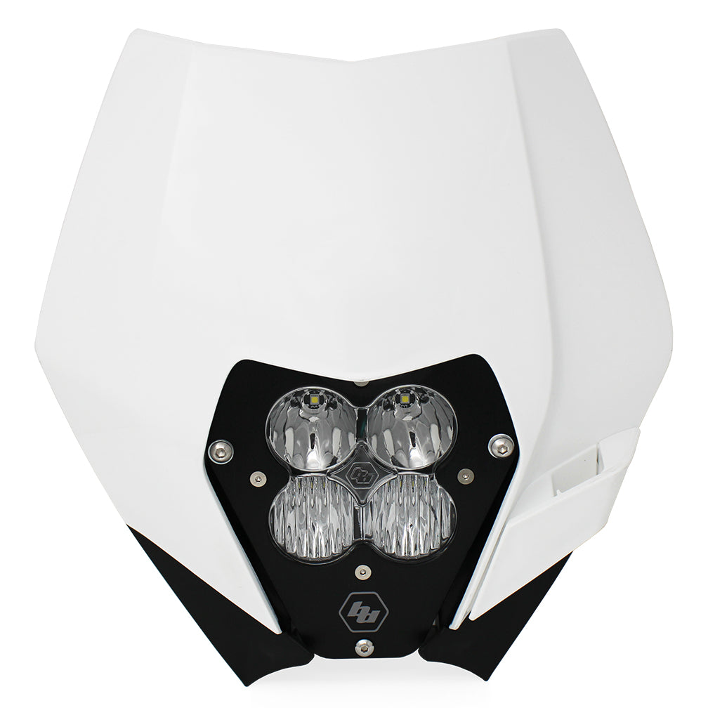 KTM Headlight Kit DC 08-14 W/Headlight Shell White XL Pro Series Baja Designs
