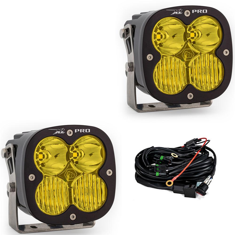 XL Pro Black LED Auxiliary Light Pod Pair - Universal Baja Designs
