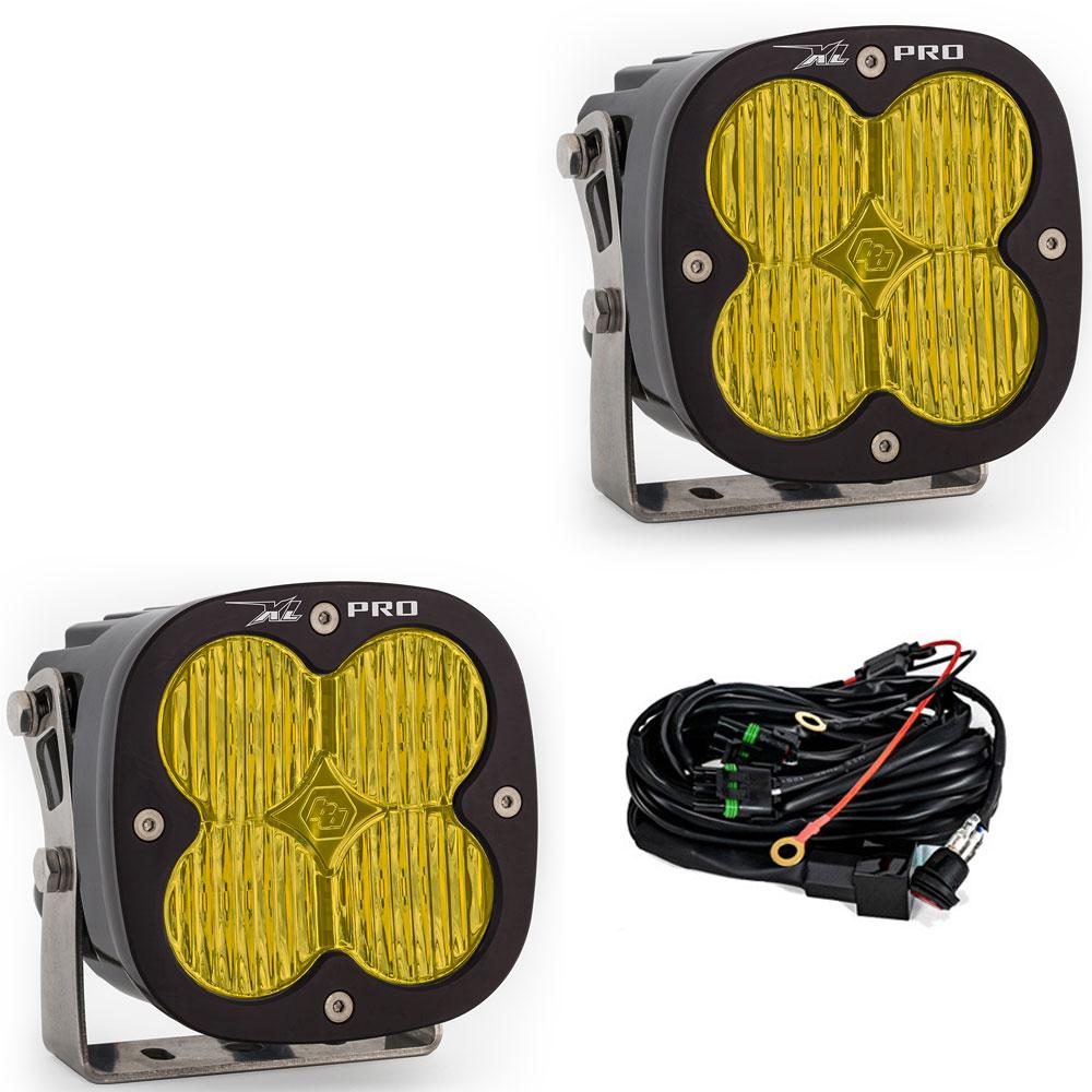 XL Pro Black LED Auxiliary Light Pod Pair - Universal Baja Designs