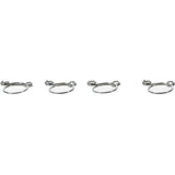 ALL BALLS, All Balls Hose Clamps Refill Kit (4-Pack) - Durable and Reliable Clamps for Automotive and Machinery