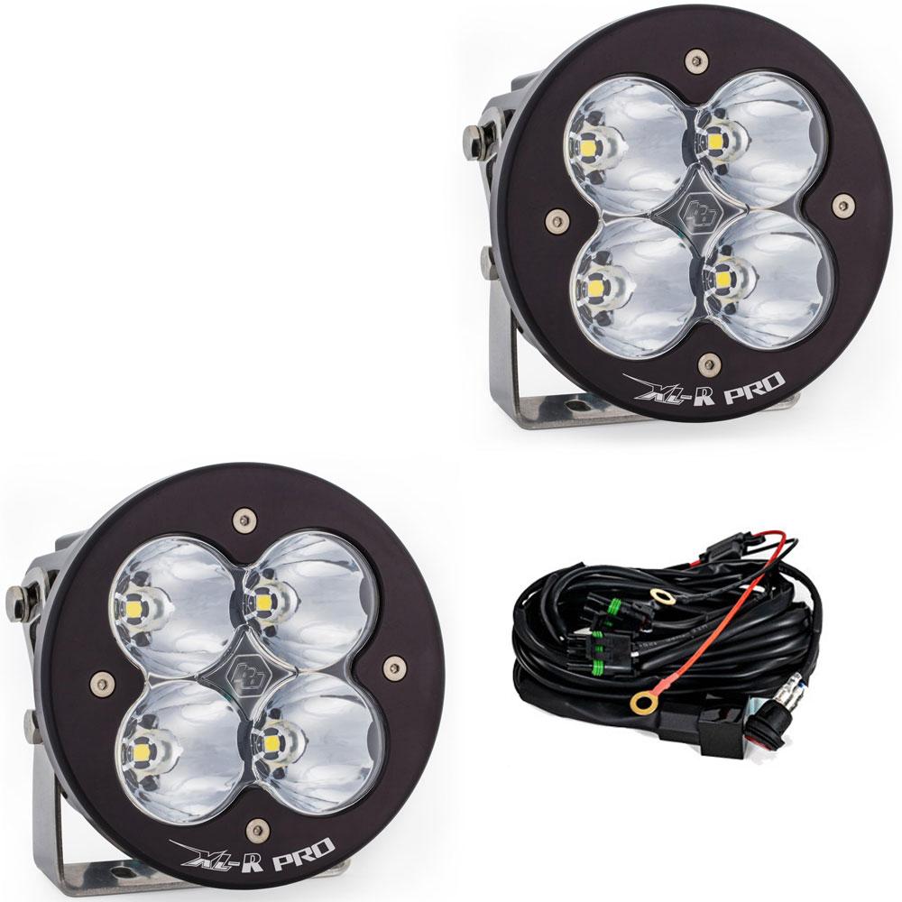 XL-R Pro Black LED Auxiliary Light Pod Pair - Universal Baja Designs