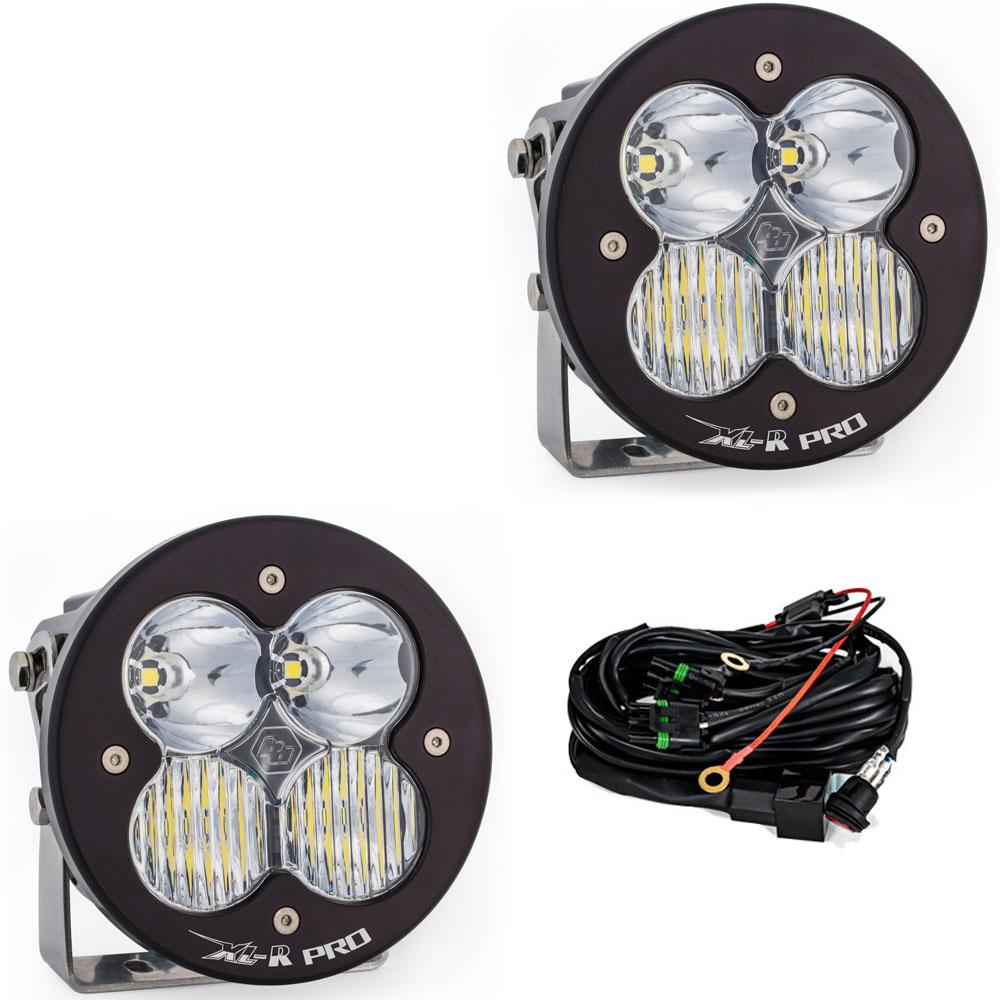 XL-R Pro Black LED Auxiliary Light Pod Pair - Universal Baja Designs