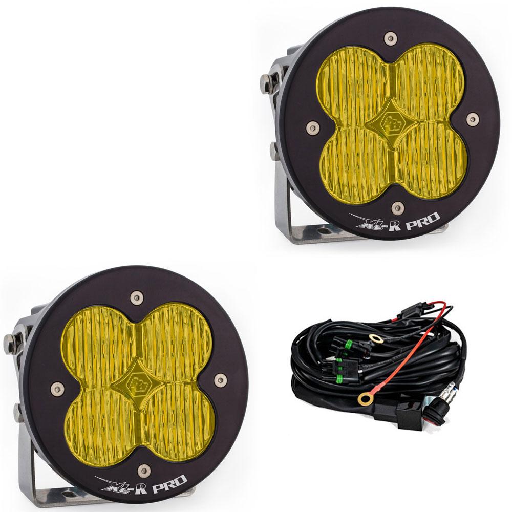 XL-R Pro Black LED Auxiliary Light Pod Pair - Universal Baja Designs