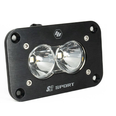 S2 Sport Black Flush Mount LED Auxiliary Light Pod - Universal Baja Designs
