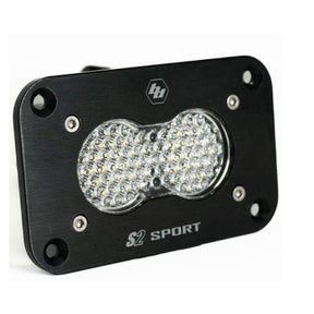 S2 Sport Black Flush Mount LED Auxiliary Light Pod - Universal Baja Designs (Alt 1)