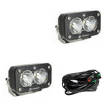 S2 Sport Black LED Auxiliary Light Pod Pair - Universal Baja Designs