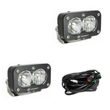 S2 Sport Black LED Auxiliary Light Pod Pair - Universal Baja Designs