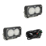 S2 Sport Black LED Auxiliary Light Pod Pair - Universal Baja Designs