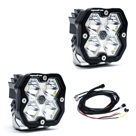 Squadron 2.0 Sport Black LED Auxiliary Light Pod Kit - Universal Baja Designs