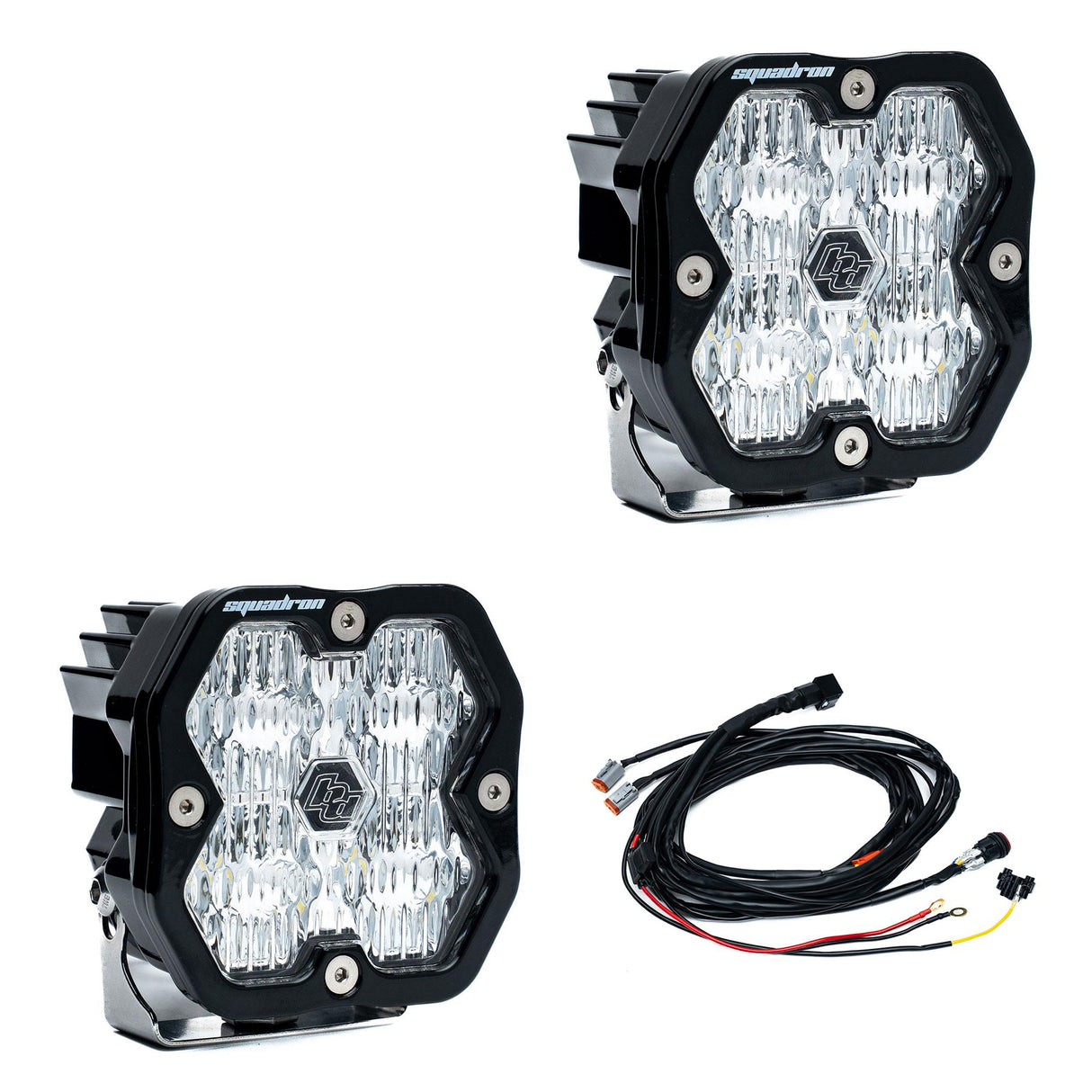 Squadron 2.0 Sport Black LED Auxiliary Light Pod Kit - Universal Baja Designs