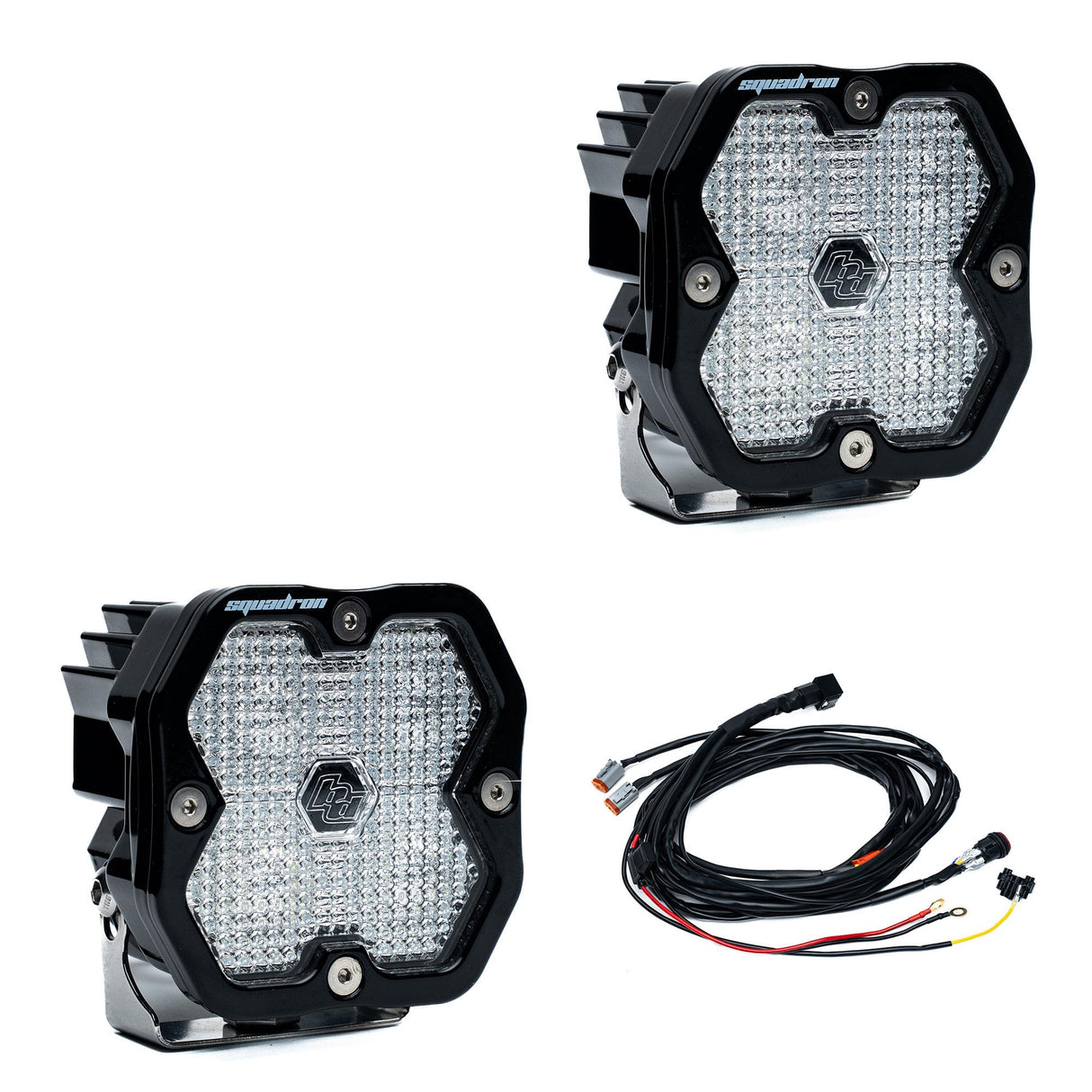 Squadron 2.0 Sport Black LED Auxiliary Light Pod Kit - Universal Baja Designs
