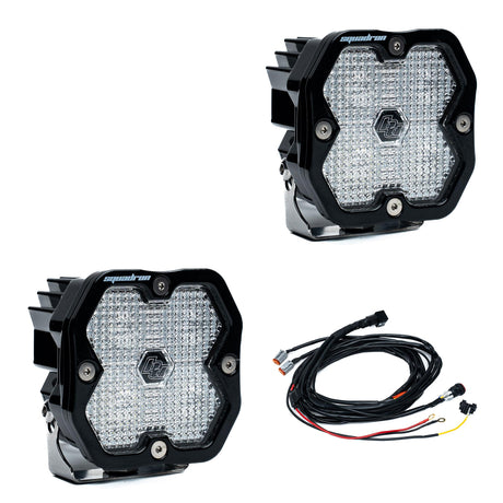 Squadron 2.0 Sport Black LED Auxiliary Light Pod Kit - Universal Baja Designs