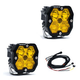 Squadron 2.0 Sport Black LED Auxiliary Light Pod Kit - Universal Baja Designs