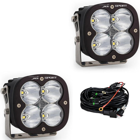 XL Sport Black LED Auxiliary Light Pod Pair - Universal Baja Designs