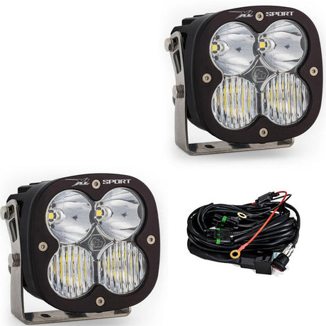XL Sport Black LED Auxiliary Light Pod Pair - Universal Baja Designs