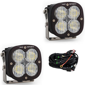 XL Sport Black LED Auxiliary Light Pod Pair - Universal Baja Designs