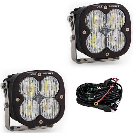 XL Sport Black LED Auxiliary Light Pod Pair - Universal Baja Designs