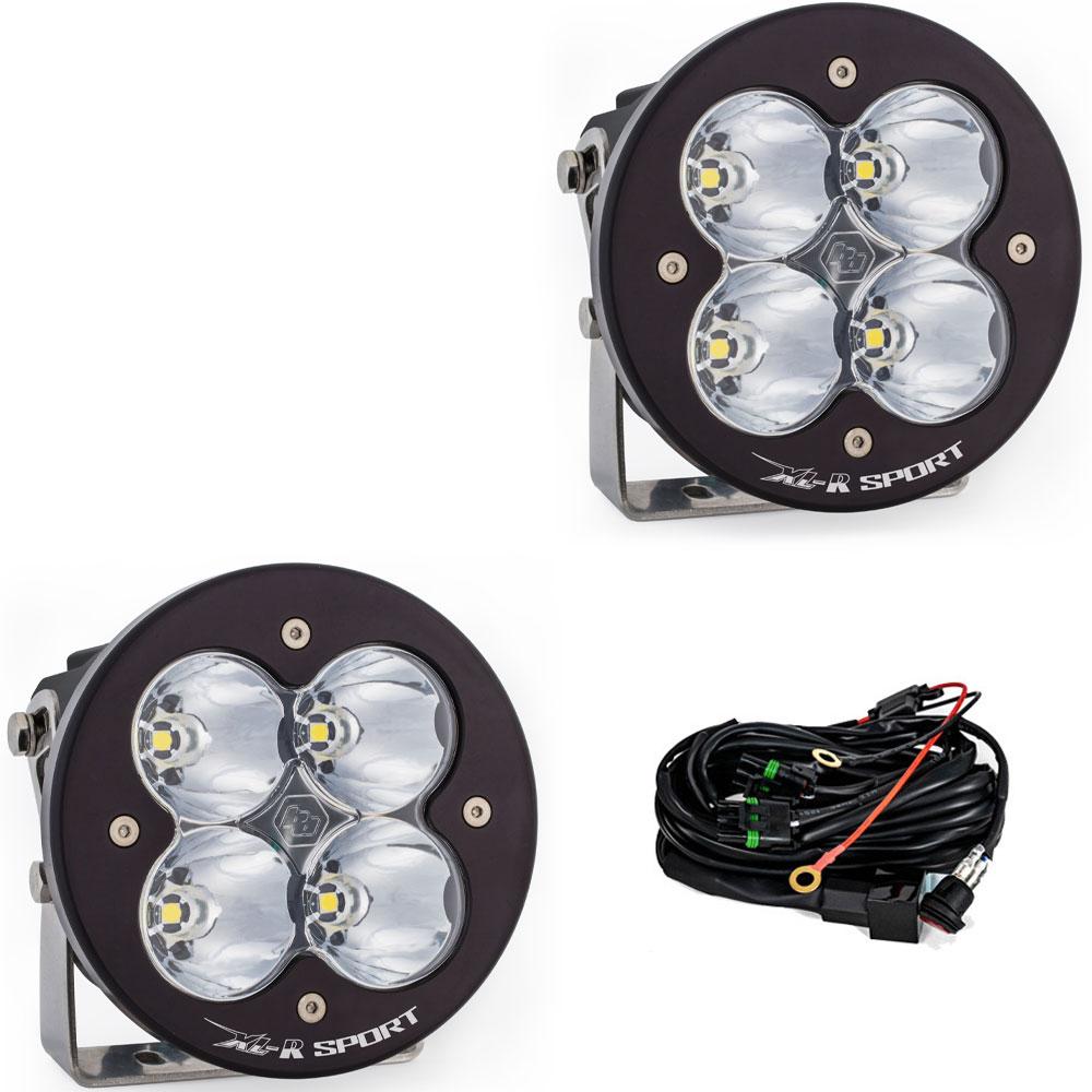 XL-R Sport Black LED Auxiliary Light Pod Pair - Universal Baja Designs