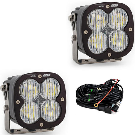 XL80 Black LED Auxiliary Light Pod Pair - Universal Baja Designs