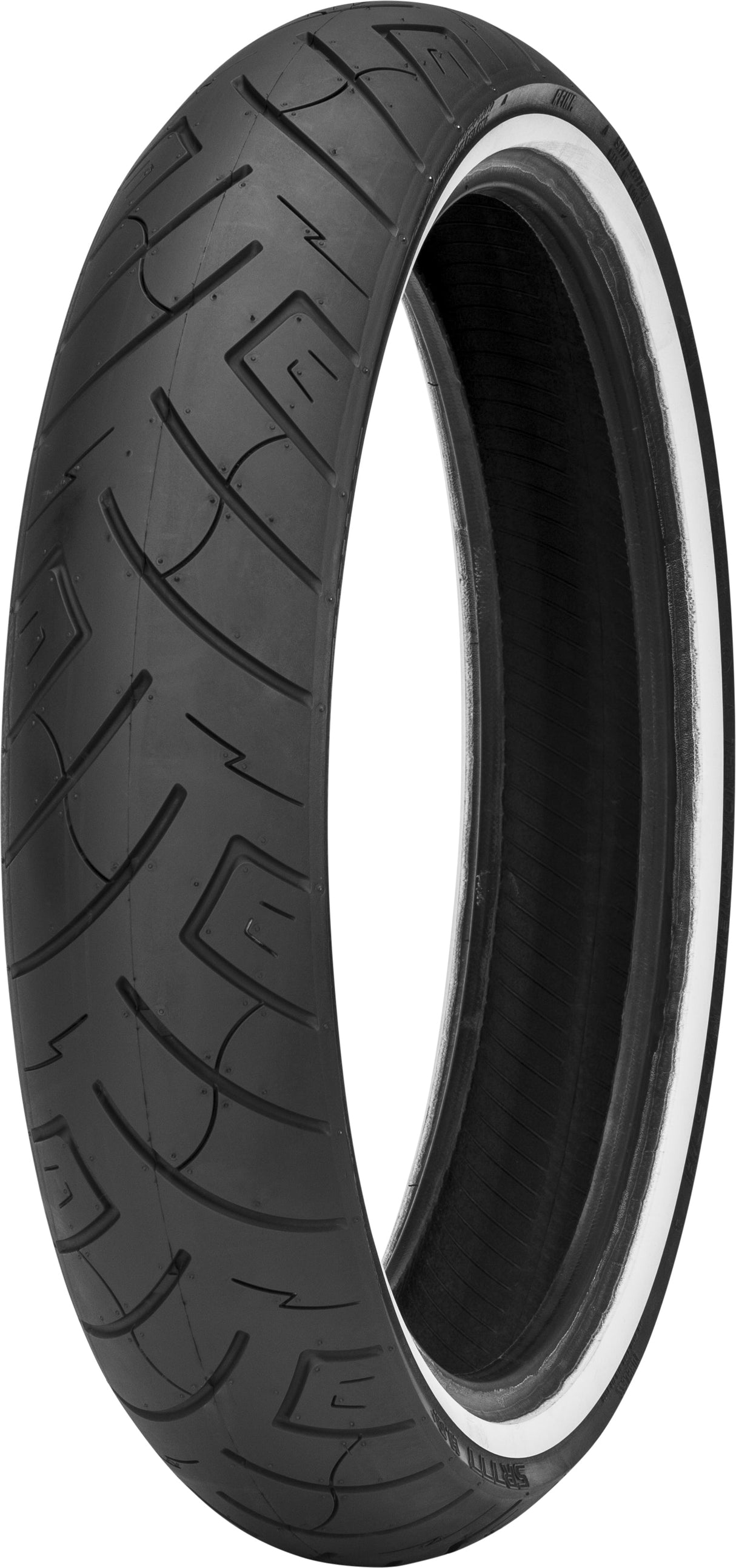 SHINKO, Shinko Tire 777 Cruiser Front 90/90-21 54H Bias Tire with White Sidewalls