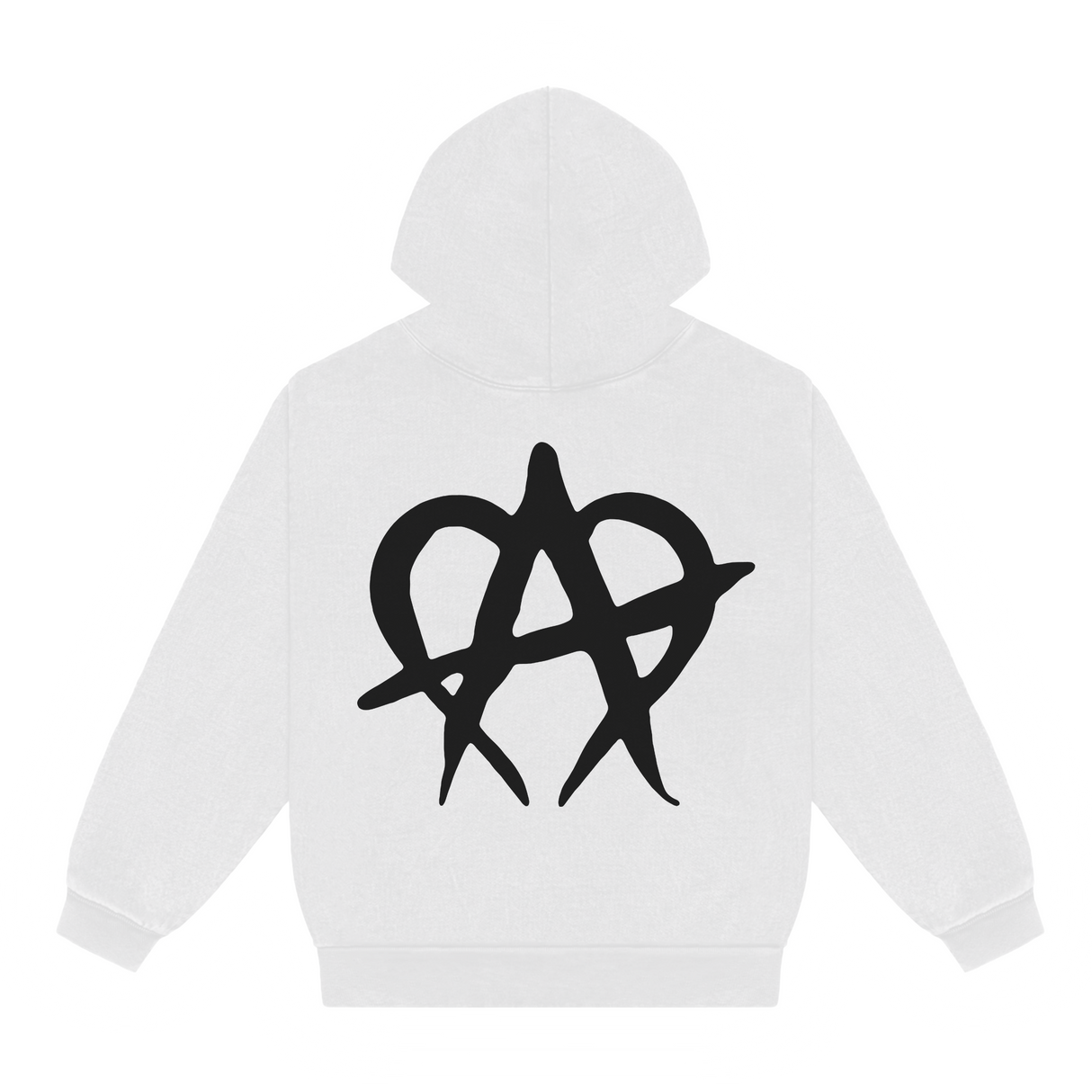 Reflective Anarchy Hoodie White