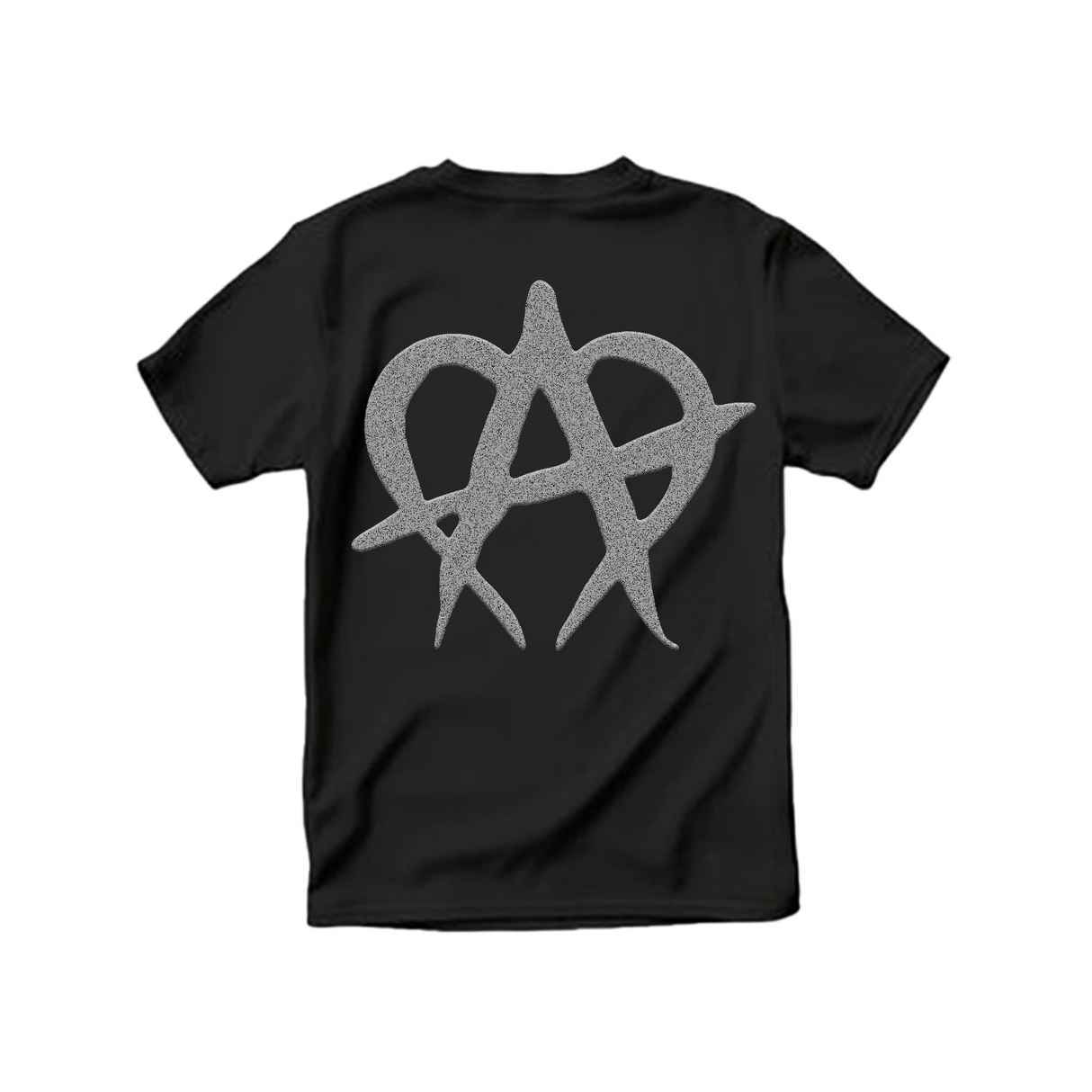 Anarchy Reflective T Shirt Black