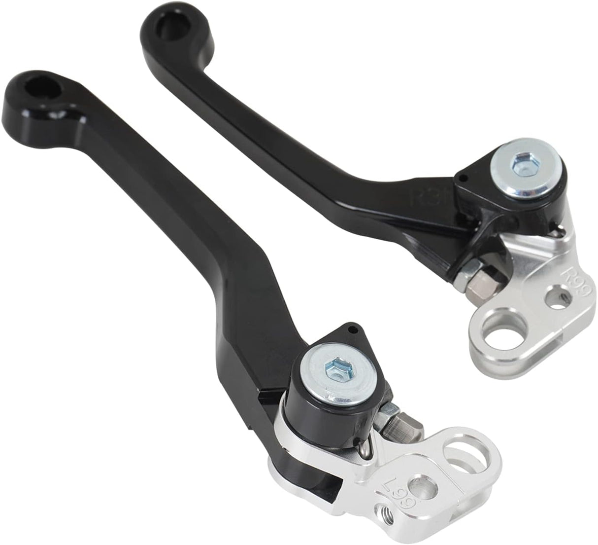 DirtyBike Break-Away Folding Aluminum Brake Lever Set Surron LBX and Talaria Sting