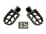 Anodized Aluminum Foot Pegs for Surron and Similar E-moto