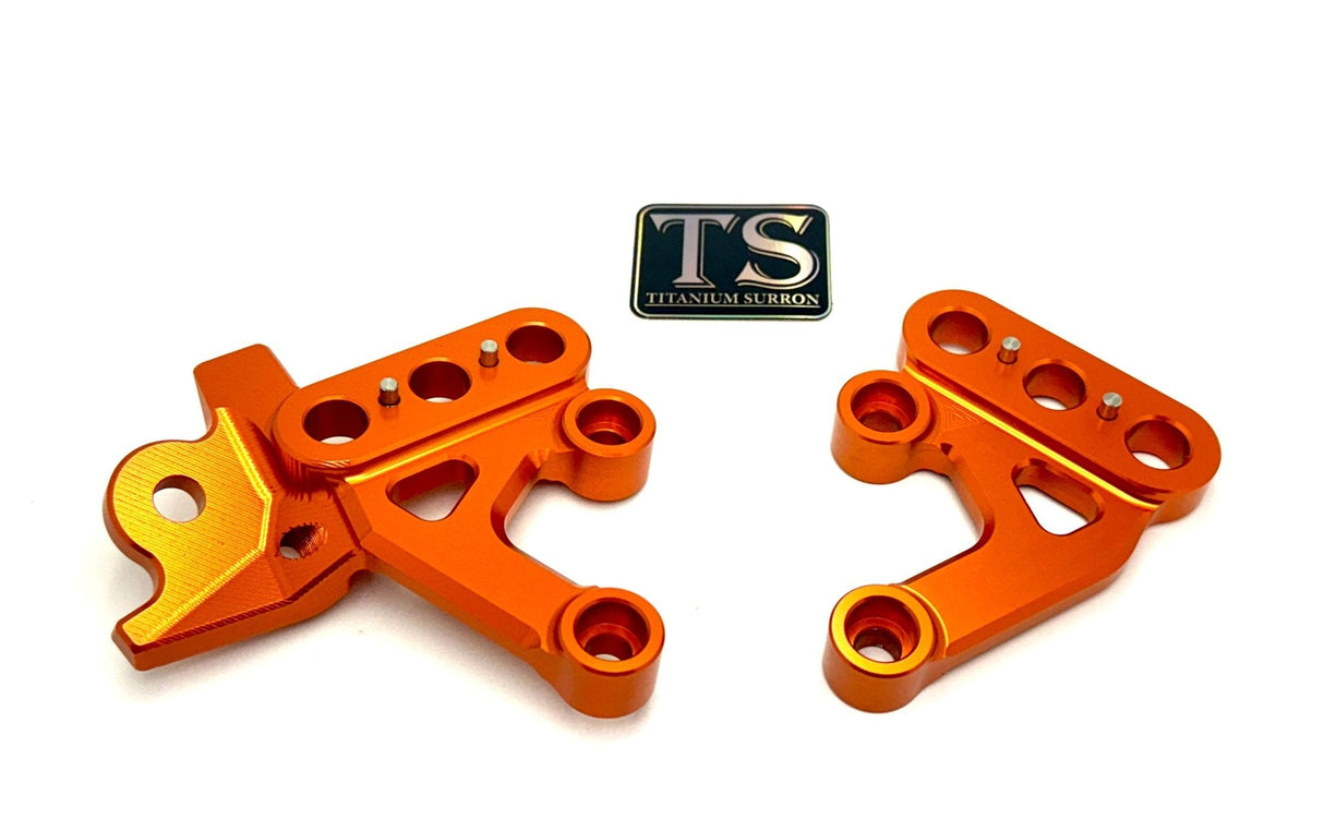 Custom CNC Aluminum Footpeg Bracket for E-Ride Pro and Surron