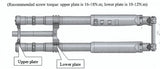 FastAce Fork Titanium Bolt Kits (includes axle bolts) Surron, Talaria